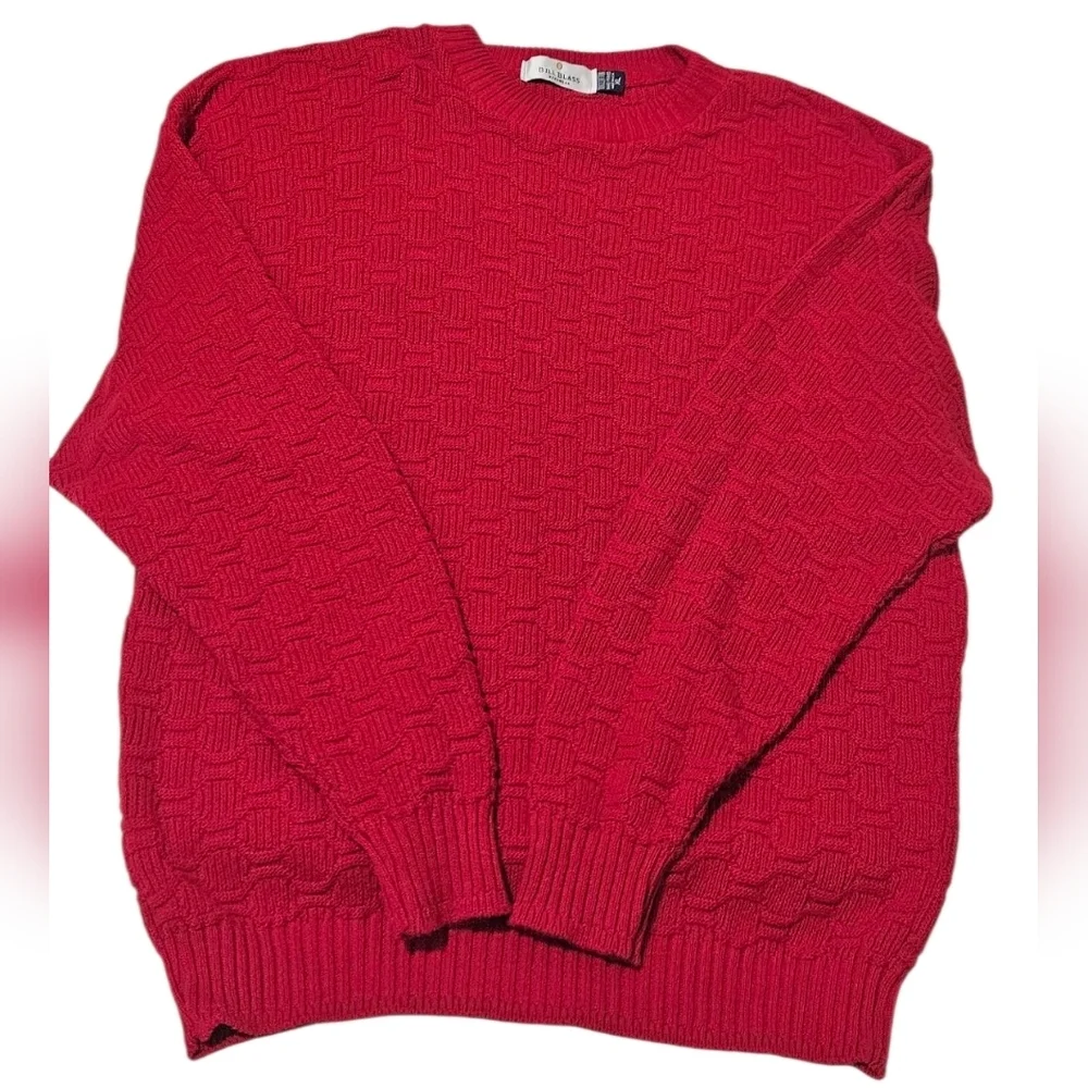Vintage Bill Blass men's knit sweater, 100% cotton Size XL